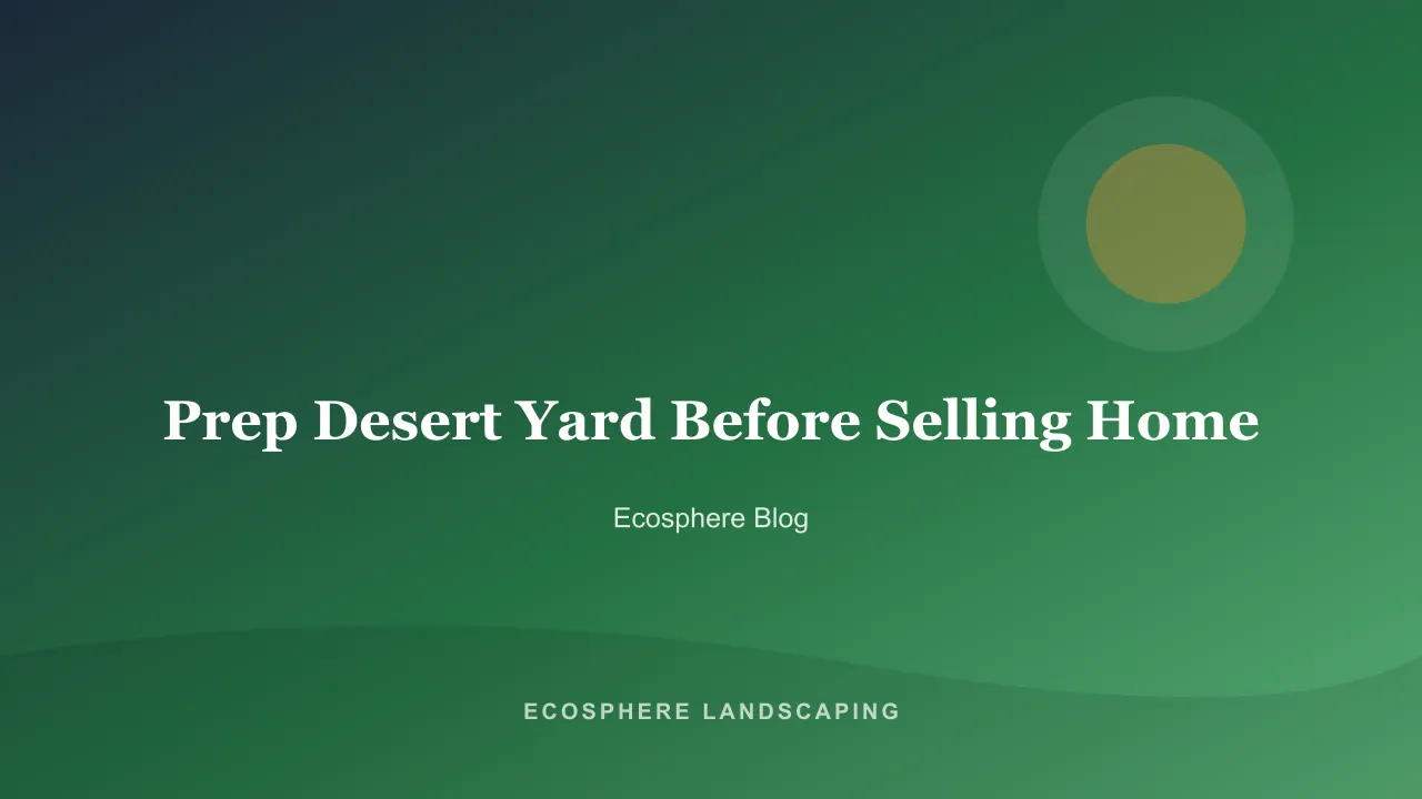 Freshly refreshed decomposed granite front yard with tidy desert plants at a Chandler home ready to list