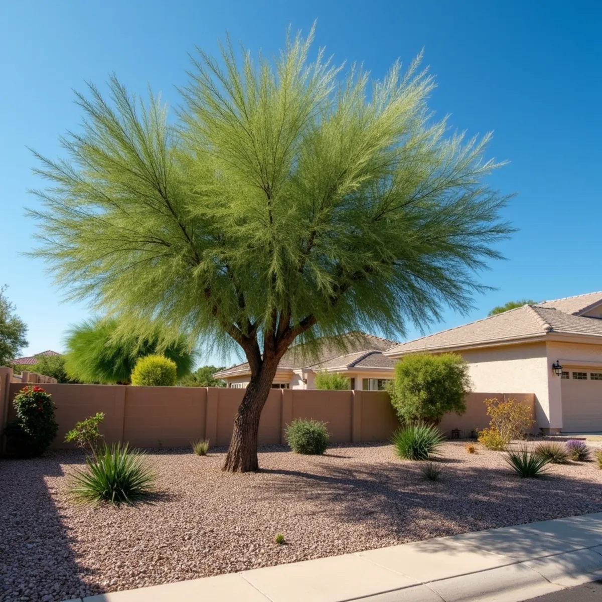 Palo verde crown thinning for monsoon season, Mesa